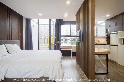 1S7 1 result The rooftop apartment located in District 1 with modern wooden architecture and elegant design