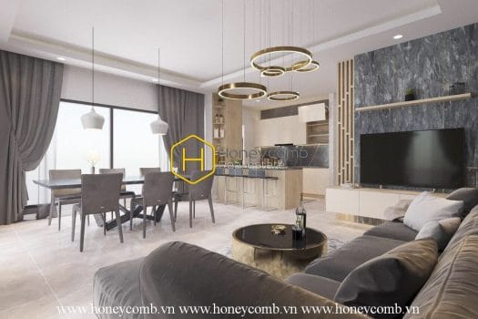 DI287 9 result 4 August DI287 9 result Visit the apartment in Diamond Island with a trendy and splendid design
