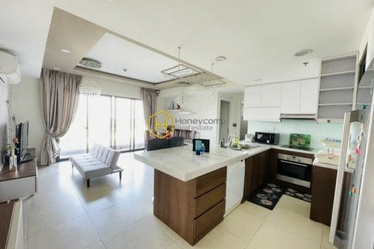 MTD2556 9 result 20 October MTD2556 9 result A Masteri Thao Dien apartment with painted solid blue to fashion an endless space