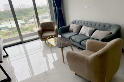 EC 6 result 3 Empire City apartment for rent with abstract modern furniture