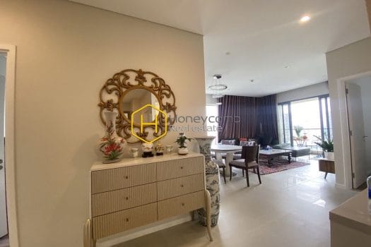 z3882612221768 ad85e1b3b70f9728bab524c057500404 result Well lit apartment with full interiors for rent in Diamond Island.